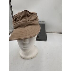 Military Cap Utility Type II Khaki Tan XSmall US Made R&B Inc No Insignia
